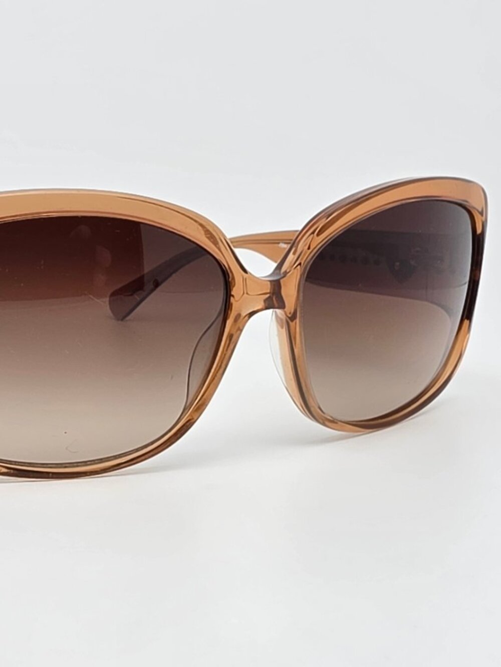 Coach HC8027 L902 5094/13 Scarlett Sand Beige Frame Brown Lens Sunglasses 59mm - Picture 6 of 12